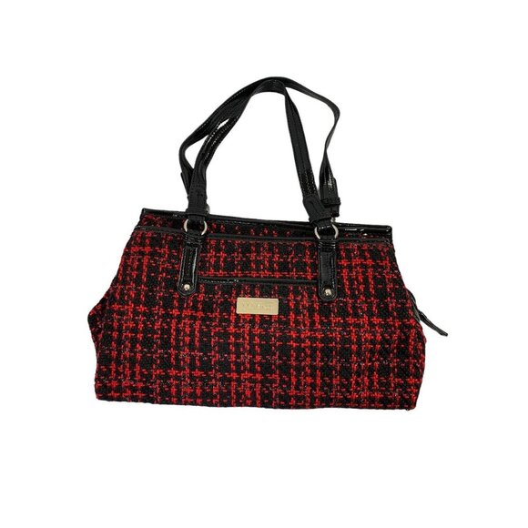 Nine & Co. Women's Plaid Red & Black Purse - Picture 1 of 8